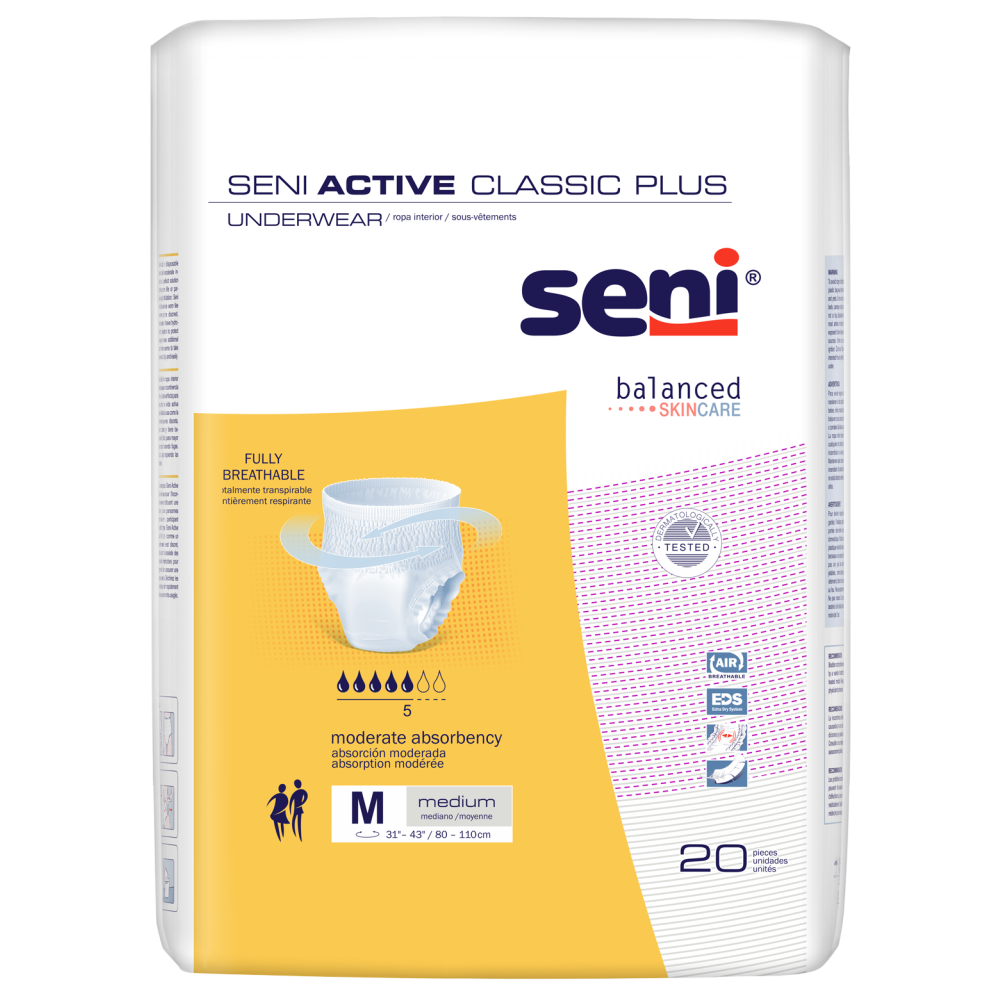 Seni Active Classic Plus - PULL-ON UNDERWEAR - Seni