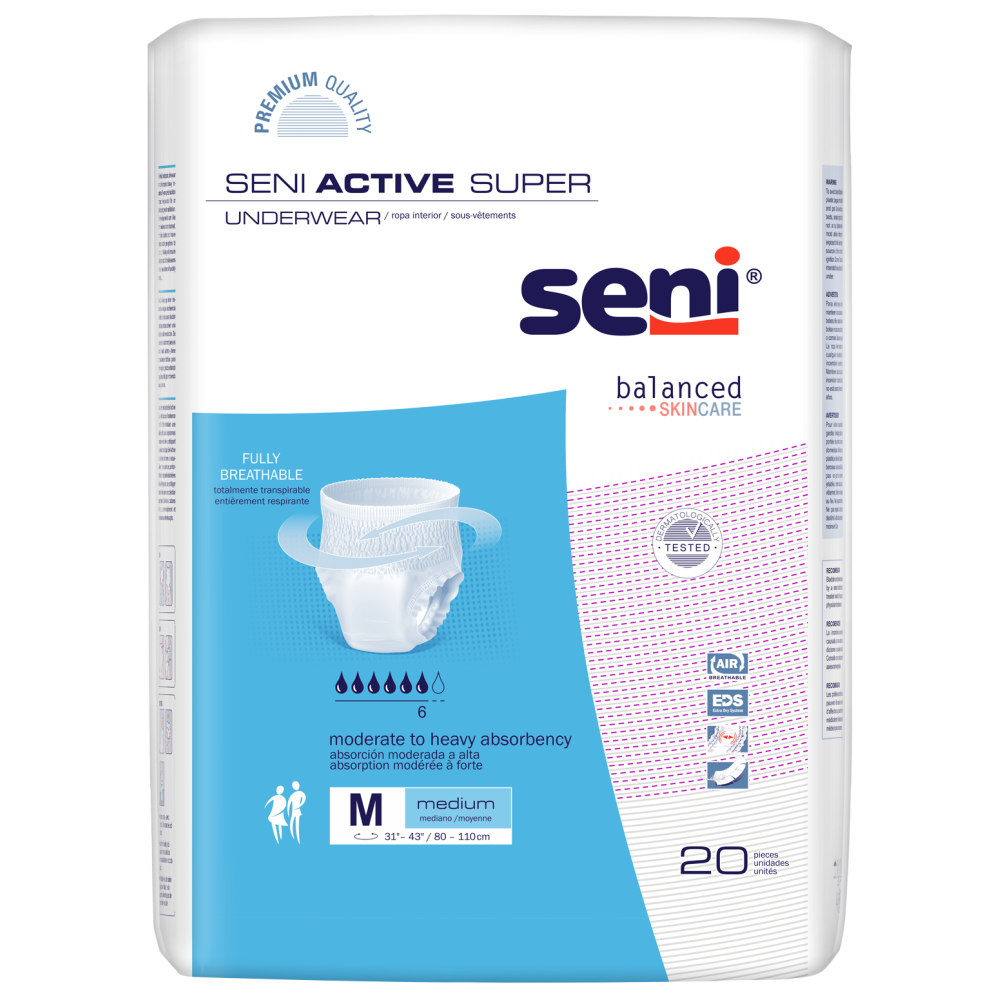 Buy Seni Super Seni Plus Breathable Adult Diapers - Medium Online